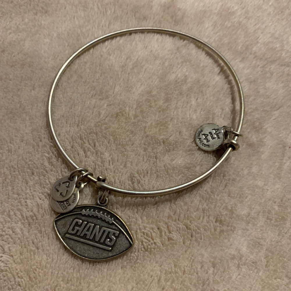 Alex and Ani NY Giants wrap bracelet